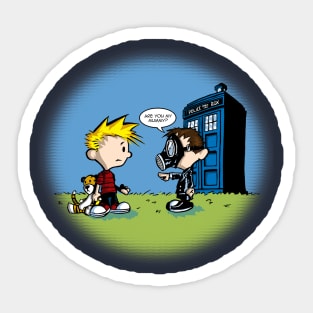 Calvin's Mummy Sticker